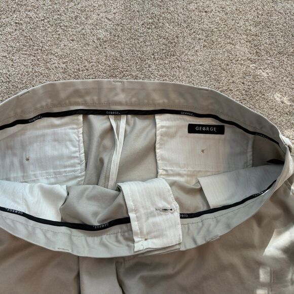 George Front Flat Men’s Khaki Chinos 42Wx30L - Picture 5 of 6